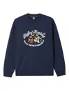 Fingercroxx Graphic-print Sweatshirt In Blue