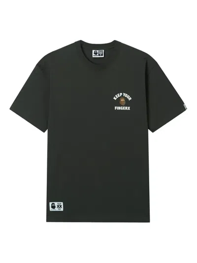 Fingercroxx Graphic-print T-shirt In Black