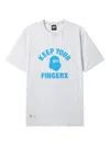 Fingercroxx Graphic-print T-shirt In Gray