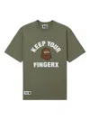 Fingercroxx Graphic-print T-shirt In Green
