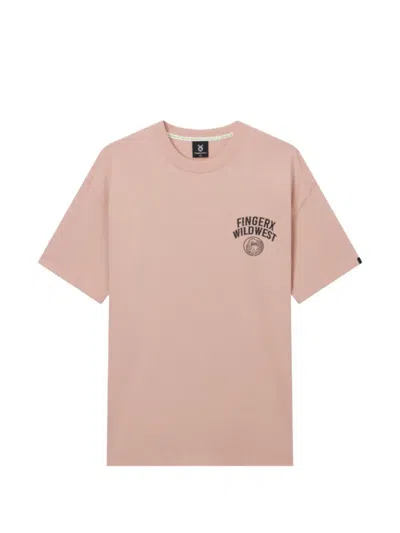 Fingercroxx Graphic-print T-shirt In Pink