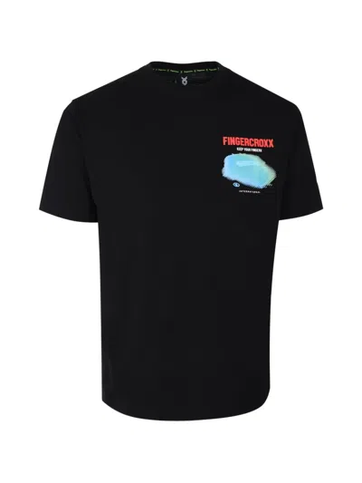 Fingercroxx Graphic T-shirt In Black