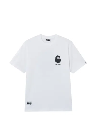 Fingercroxx Graphic T-shirt In White