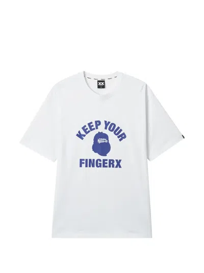 Fingercroxx Graphic T-shirt In White