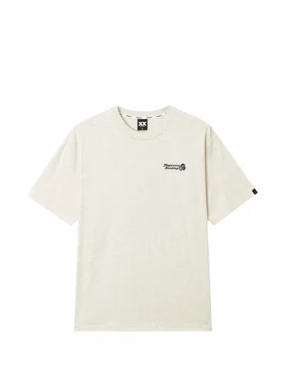 Fingercroxx Graphic-print Short-sleeve T-shirt In Neutral