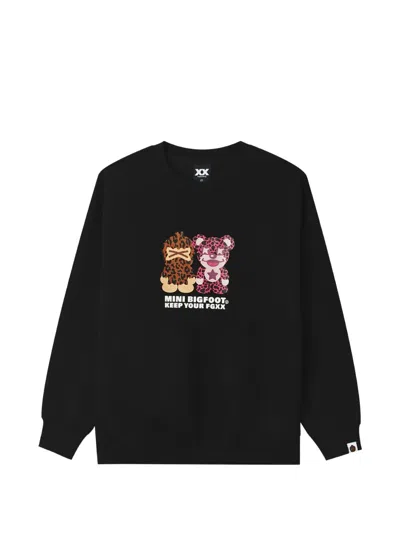 Fingercroxx Graphic-print Sweater In Black