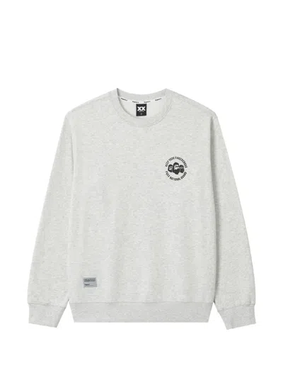 Fingercroxx Graphic-print Sweatshirt In Gray