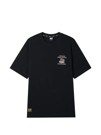 Fingercroxx Graphic-print T-shirt In Blue