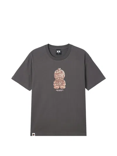 Fingercroxx Graphic-print T-shirt In Gray