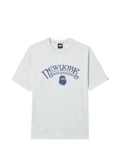 Fingercroxx Graphic-print T-shirt In Gray