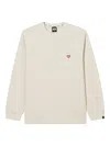 Fingercroxx Heart-detail Long-sleeve Sweatshirt In Neutral