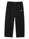 Fingercroxx Logo Belt Trousers In Black