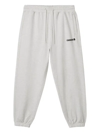 Fingercroxx Logo Cuffed Sweatpants In White