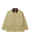 Fingercroxx Logo-embroidered Jacket In Neutral