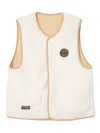 Fingercroxx Logo-embroidered Reversible Gilet In Neutral