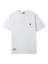 Fingercroxx Logo-patch Cotton T-shirt In Gray