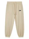 Fingercroxx Logo-patch Cuffed Track Pants In Multi