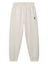 Fingercroxx Logo-patch Track Pants In White