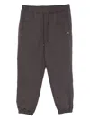 Fingercroxx Logo-patch Trousers In Black