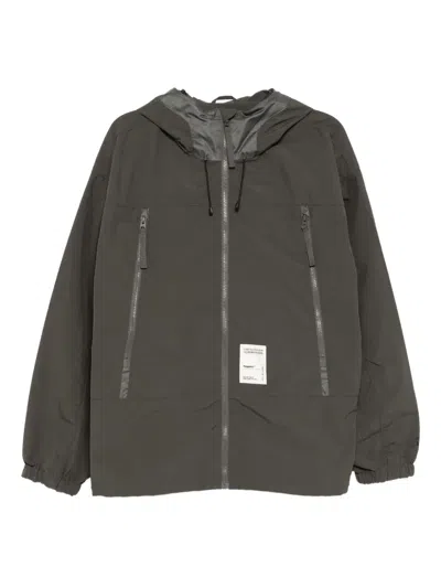 Fingercroxx Logo-patched Jacket In Gray