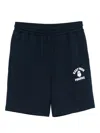 Fingercroxx Logo-print Shorts In Blue