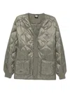 Fingercroxx Logo-printed Jacket In Gray