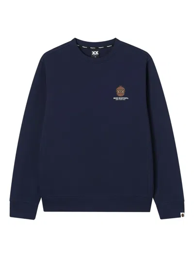 Fingercroxx Logo Sweatshirt In Blue