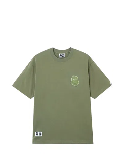 Fingercroxx Logo T-shirt In Green