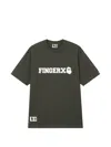 Fingercroxx T-shirt Mit Logo In Blue