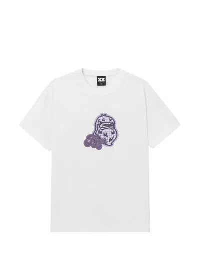 Fingercroxx Logo-appliqué T-shirt In White