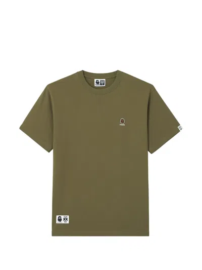Fingercroxx Logo-patch Cotton T-shirt In Multi