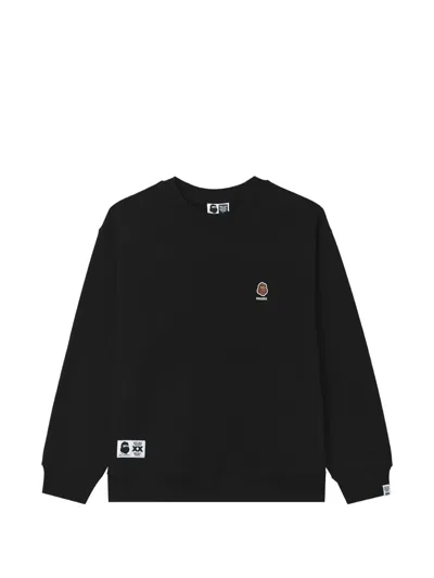 Fingercroxx Logo-patch Sweatshirt In Black