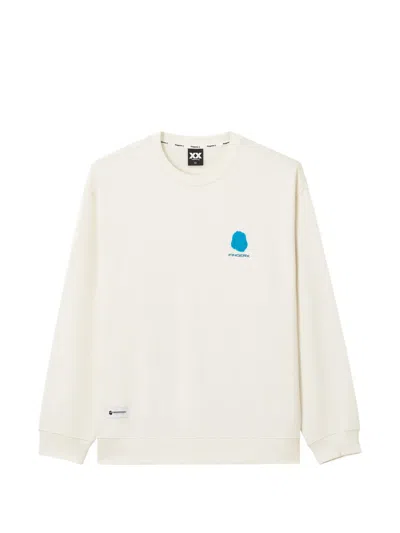 Fingercroxx Logo-patch Sweatshirt In Neutral