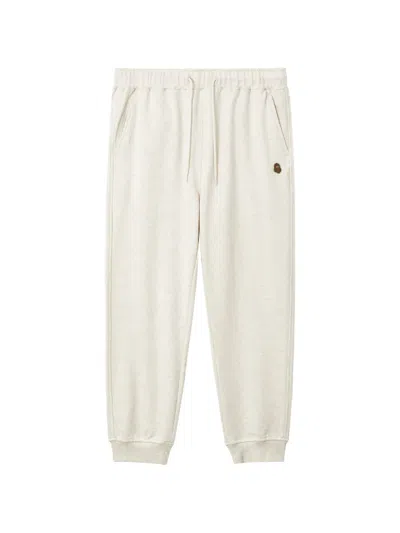 Fingercroxx Logo-patch Track Pants In Neutrals