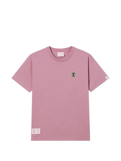 Fingercroxx Logo-patch T-shirt In Pink