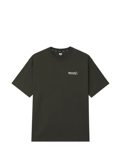 Fingercroxx Logo-print Cotton T-shirt In Black