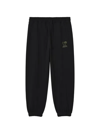 Fingercroxx Logo-print Track Pants In Black