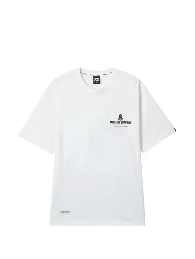 Fingercroxx Logo-print T-shirt In White