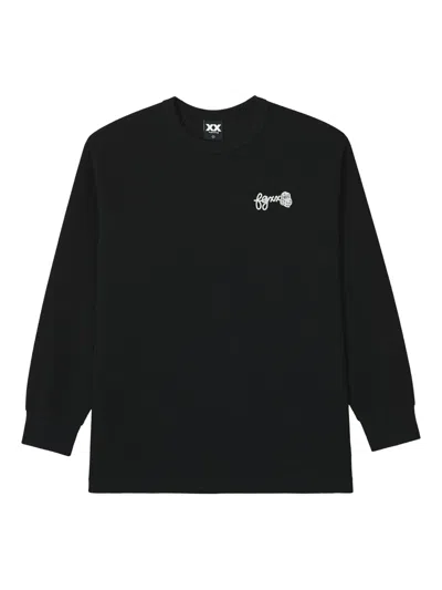 Fingercroxx Long-sleeve T-shirt In Black
