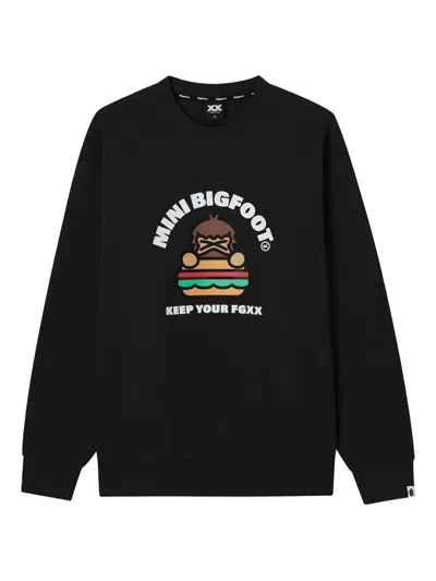 Fingercroxx Mini Bigfoot Sweatshirt In Black