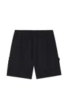 Fingercroxx Multi-pocket Shorts In Blue