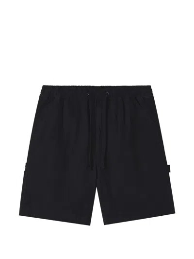 Fingercroxx Multi-pocket Shorts In Blue