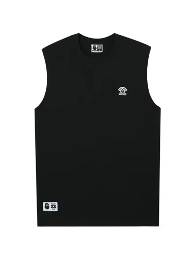 Fingercroxx Patch Sleeveless Tank Top In Black