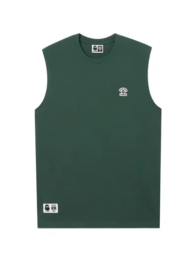 Fingercroxx Patch Sleeveless Tank Top In Green