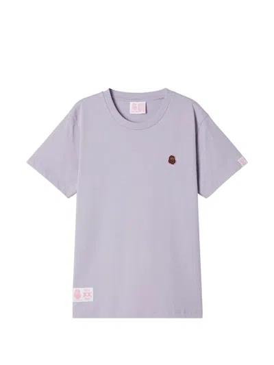 Fingercroxx Patch T-shirt In Purple