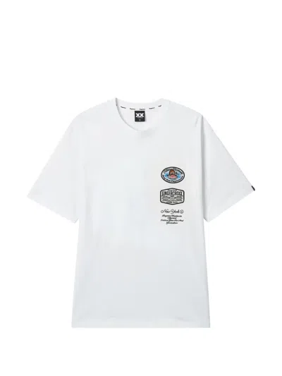 Fingercroxx Patch-appliqué T-shirt In White