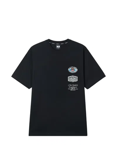Fingercroxx Patch-detail T-shirt In Black