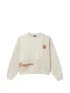 Fingercroxx Patchwork Logo-embroidered Sweater In Neutrals