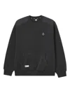 Fingercroxx Pocket Panelled Sweatshirt In Black