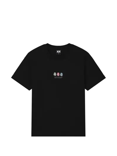 Fingercroxx Printed T-shirt In Black